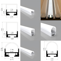 Bandes lumineuses LED en aluminium anodisé série 6000 de 2M et 3M pour décorations, avec service de découpe