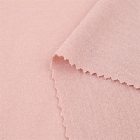 D002 Haute Qualité 100% Polyester Textiles 170gms Doux Simple Jersey Tissu Tricoté pour Vêtements pour Chaussettes T-shirts Uniformes