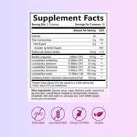 Gummies probiotiques Pureon OEM/ODM pour femmes avec extrait de canneberge, 60 gummies, favorisent une digestion saine