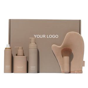 Marque privée Ensemble de cinq pièces Gant de bronzage Brosse Nourrissante Bronzage progressif <span class=keywords><strong>Mousse</strong></span> de bronzage instantanée à séchage rapide - Product Image 3