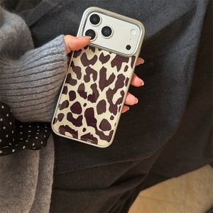 Vintage cow print case suitable for iPhone 17 Pro Max/ 16/ 15 resin, for iPhone 14 electroplated, for iPhone 13 shockproof - Product Image 2