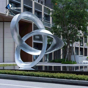 Lujo Golden Infinity Loop Escultura-Premium <span class=keywords><strong>Hotel</strong></span> & Resort Water Feature - Product Image 3