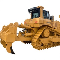 Bulldozer sur chenilles à pignons surélevés WD8B 235 KW, robuste, avec lame frontale et ripper pour les chantiers de construction