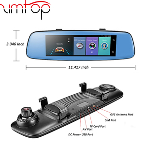 E06 4G coche Dvr 7,84 pulgadas táctil Adas Monitor remoto espejo retrovisor con GPS y cámara Dual Android lente 1080 p Wifi Dash Cam - Product Image 3
