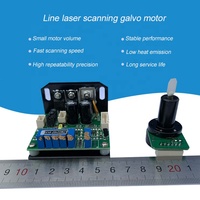 Galvanómetro de diseño moderno 30kpps alta velocidad +-30 grados escáner de ángulo grande 5mm máquina Galvo de marcado láser volador