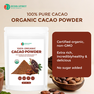 Étiquettes personnalisées, poudre de cacao biologique non sucrée, poudre de cacao alcalinisée, fabricants - Product Image 2