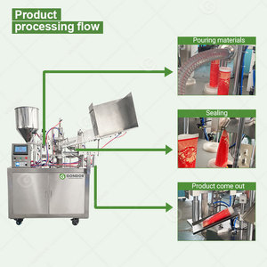 Tube Filler Sealer Rotary Automatic Hot Air Heat Ultrasonic Fill and Seal Machine - Product Image 5