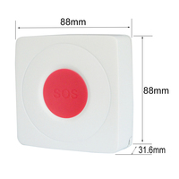 Commutateur de bouton poussoir de sortie d'usine, boîtier de bouton d'appel d'urgence SOS à un bouton