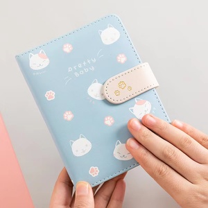 Personalizado A5 japonés coreano lindo <span class=keywords><strong>gato</strong></span> diario papelería diario libros para niñas 100 hojas interiores de hojas sueltas opciones de impresión completa - Product Image 1