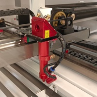 Machine de gravure et de découpe laser CO2 1390 avec lit à lames alvéolées, prête pour l'atelier, refroidisseur 550W, ventilateur, OEM, AI, refroidissement par eau