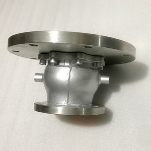 Válvula de descarga de acero inoxidable Autonomy 304 con revestimiento de PTFE, tipo brida unidireccional para alimentación de medios corrosivos - Product Image 3