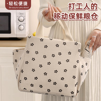Sac repas carré pliable isotherme Runhui RH2470 – Nouveau sac à lunch portable pour le travail et les étudiants – Style minimaliste moderne