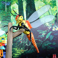 Statue Animatronique Grande Taille pour Intérieur/Extérieur, Modèle Animal pour Zoo, Parc d'Aventures, à Vendre : Libellule Simulée