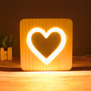 Modern Style Church Cross <strong>LED</strong> <strong>Night</strong> <strong>Light</strong> Natural Wood Jesus Carved Pattern Battery Powered Warm White <strong>Light</strong> for Home Decorate - Product Image 2