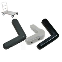 Équipement de manutention pour la fabrication de métaux, chariot à main, chariot à plateforme, chariot en forme de L, pare-chocs en caoutchouc d'angle, protections d'angle