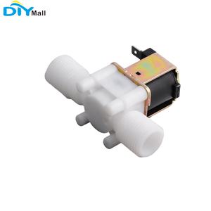 Katup Solenoid Magnetik Plastik G1/2 inci DC24V Normal Tertutup Saklar Aliran Masuk Air Konektor Ulir Jantan 50/60mhz 0.02-0.8MPA - Product Image 3