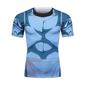 เสื้อยืดโพลีเอสเตอร์พิมพ์ลาย 3 มิติ แบบกำหนดเอง 21 แบบ ลายดราก้อน วีเจต้า โกคู สำหรับผู้ชายและผู้หญิง - Product Image 3