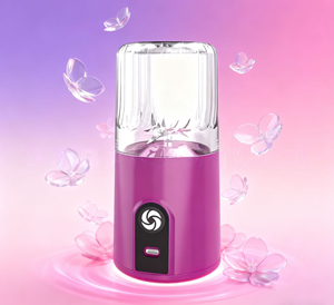 Licuadora Portátil Recargable por USB con Batería de 2000 mAh, un Solo Botón, Libre de BPA, a Prueba de Fugas, Inalámbrica, Resistente, 260 ml, 2 Cuchillas para Triturar Hielo - Product Image 3