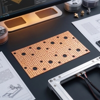 Film chauffant flexible automatique gravé en polyimide (PI) avec moteur pour plateau chauffant d'imprimante 3D