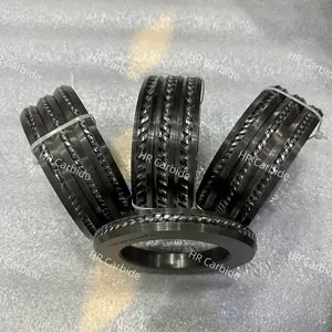 Anéis de rolamento de carboneto de tungstênio com acabamento tipo PR