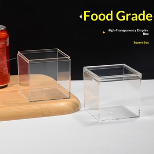 Boîte à gâteau rectangulaire transparente, boîte à dessert, boîte d'emballage, boîte d'emballage alimentaire transparente de qualité alimentaire - Product Image 3
