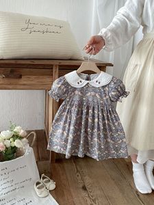 Vestito da bambina Collezione Estate 2026 Nuovo Abito da Principessa Stile Country Floreale per Bambina - Product Image 1