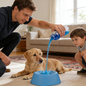 Bol à lécher pour chien et chat facile à nettoyer, distributeur de nourriture lent avec base à ventouse et anneau en caoutchouc - Jouet pour animaux de compagnie pour calmer et soulager l'<span class=keywords><strong>ennui</strong></span> - Product Image 5