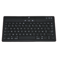 Keyboard silikon mini, papan ketik nirkabel bisa dicuci dan disinfektan tahan air medis industri silikon 2.4G