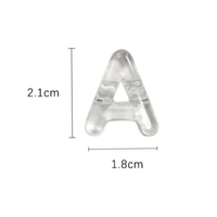 Breloques en plastique pour sabots, lettres et chiffres, décorations de chaussures pour femmes, alphabet A-Z, épingles DIY pour chaussures, cadeaux