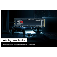 قرص صلب داخلي عالي الأداء 990 PRO SSD بسعة 1 تيرابايت PCIe 4.0 M.2 2280 لأجهزة اللابتوب