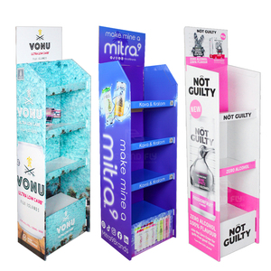 Tùy Chỉnh Đồ Uống Đồ Uống Các Tông Hiển Thị Đứng Rượu Bia Cocktail Whisky Năng Lượng Đồ Uống Pop Bán Hàng Giấy Hiển Thị Giá - Product Image 6