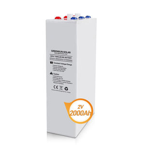 Greensunソーラーエネルギー貯蔵ゲル<span class=keywords><strong>2v</strong></span> 2000ah Opzvバッテリー - Product Image 1