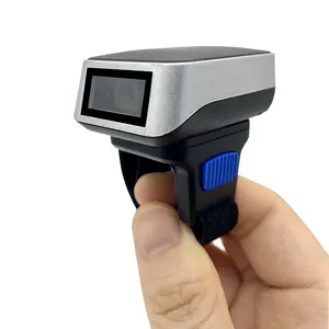 Wireless Blue Tooth Laser wearable hand Wrist Mounted Barcode scanner with finger trigger glove