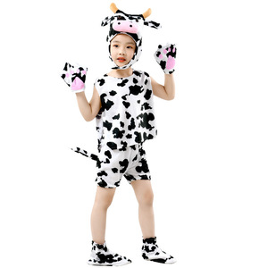 Costume de spectacle pour la Journée des enfants du 1er juin, tenue de scène pour performance animale, déguisement d'animal à manches courtes pour l'été - Product Image 6