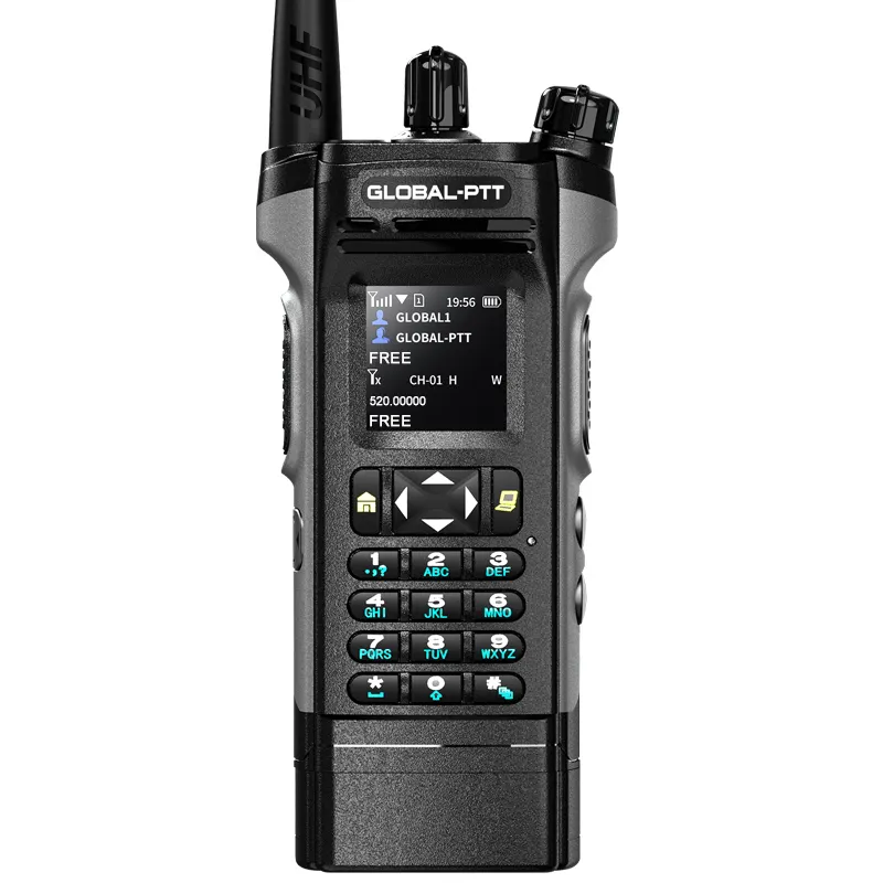 Professional global long-distance satellite 4G communication two-way walkie-talkie over 500KM range