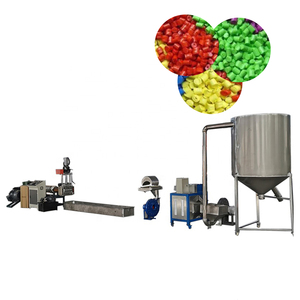 Nouvelle machine de granulation de déchets plastiques PP/PE HDPE/LDPE/LLDPE, moteur à double vis, production de 100-300 kg/h - Product Image 2