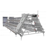 Prix d'usine Équipement d'élevage avicole Cages à poulets automatiques de type A Cage à batterie pour poules pondeuses à vendre