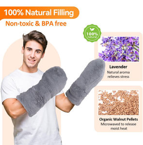 Guanti Morbidi in Peluche per Fisioterapia con Impacchi Caldi e Freddi, Manopole Compressive per Terapia della Mano e Sollievo dal Dolore - Product Image 5