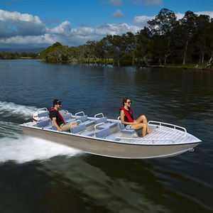 Bateau à coque en aluminium Kinocean 20 pieds, meilleur prix direct usine, nouveau <span class=keywords><strong>taxi</strong></span> fluvial pour passagers, capacité 10 personnes, moteur diesel. - Product Image 4