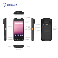 Computadora PDA Industrial Portátil de Alta Velocidad con Pantalla IPS de 5 Pulgadas, 4GB de RAM, 64GB, IP67 Resistente, Escáner de Código de Barras 2D, Android 11 (GMS), WiFi