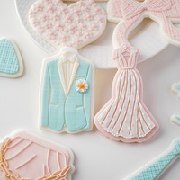 Emporte-pièce et tampon à embosser en acrylique sur le thème du mariage, et tampon à embosser pour biscuits et fondant