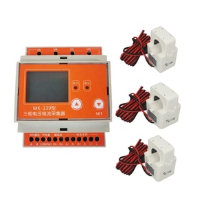 Medidor <span class=keywords><strong>de</strong></span> Energía Trifásico <span class=keywords><strong>de</strong></span> 4 Hilos, 250A, 380V, Riel DIN, RS-485, Bidireccional - Product Image 1
