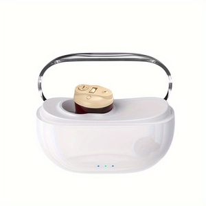 Amplificador de Sonido Recargable, Mini Audífono Intraauricular Invisible para Personas con Problemas Auditivos - Product Image 1