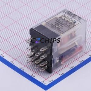 HF18FZ/24-4Z232 Power Relay Through hole,21.5x28mm Relay 24V 4 Changeover: 4C (4PDT-Changeover)::: 14 5A-24VDC/5A-220VAC - Product Image 1