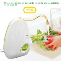 QihangRAS Vente en gros Générateur d'ozone numérique portable mini 400mg Purificateur d'eau pour usage domestique Lavage et désinfection des fruits et légumes