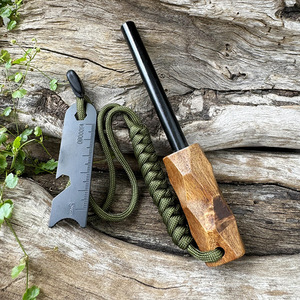 NUEVO Survival Bushcraft Ferro Rod Fire Starter Herramienta de supervivencia con Fire Striker para acampar Senderismo - Product Image 6