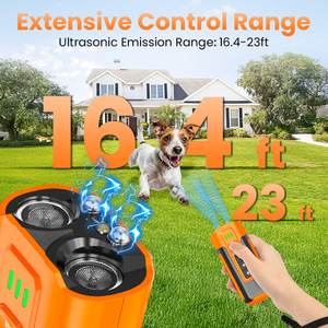 Cầm tay đa chức năng 4 Chế độ làm việc ngoài trời siêu âm chó sủa răn đe Repeller với chức năng sốc điện - Product Image 5