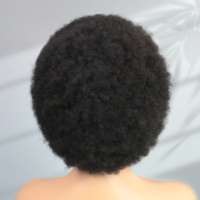Perruques courtes coupe pixie en cheveux humains, perruques afro en dentelle frontale, vente en gros, perruques brésiliennes brutes pas chères, sans colle, pour femmes noires