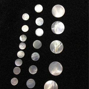 Wholesale white shell Mother Of Pearl Discs round flat cut mother of pearl for pendant decoration