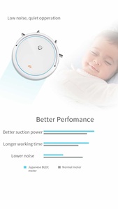 Smart Automatic Cleaning Robot With Wet <b>Dry</b> Filter Battery-Powered Vacuum and <b>MOP</b> Functions for Household Use Wet and <b>Dry</b> HEPA F - Product Image 4